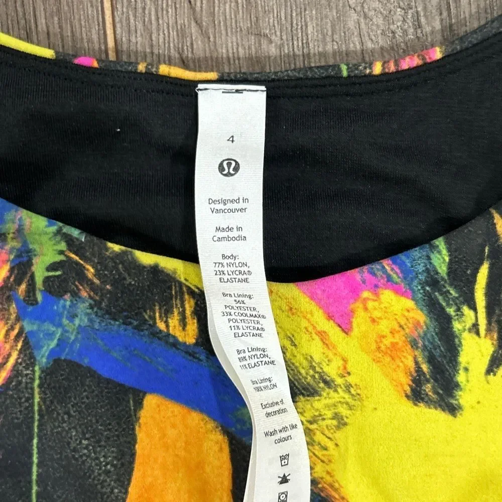 lululemon athletica invigorate train tank Sz  4